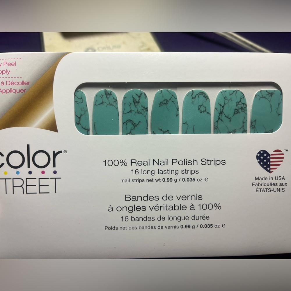 Mojave Turquoise Color Street nail strips